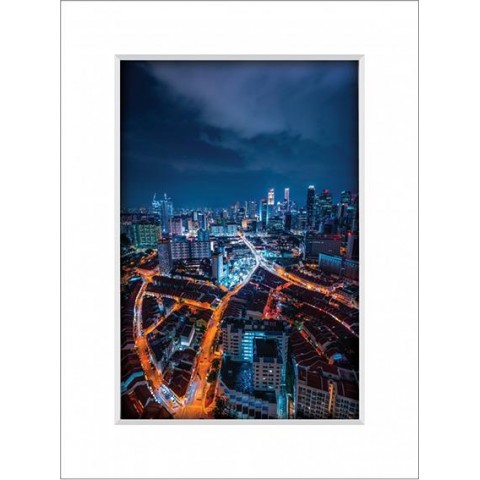 Singapore Night Skyline