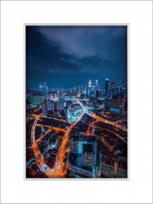 Singapore Night Skyline