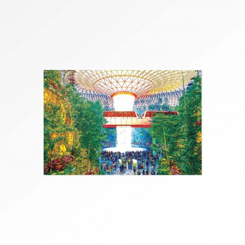 Singapore Jewel Waterfall Magnet