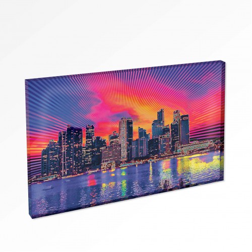 Singapore Skyline Magnet