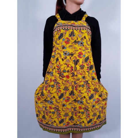 Batik Print Apron