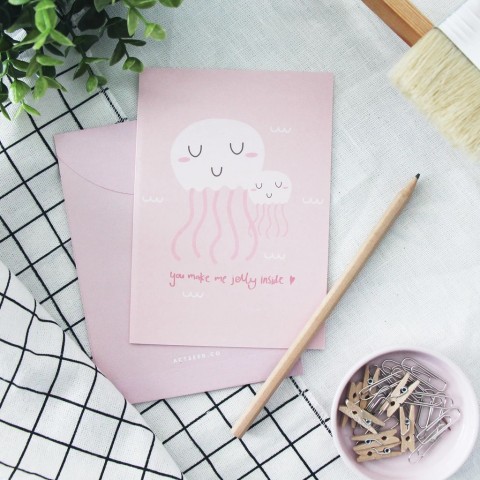 Jelly Love Greeting Card