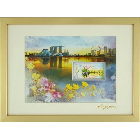 City in A Garden Collection - Marina Bay Skyline Artprint