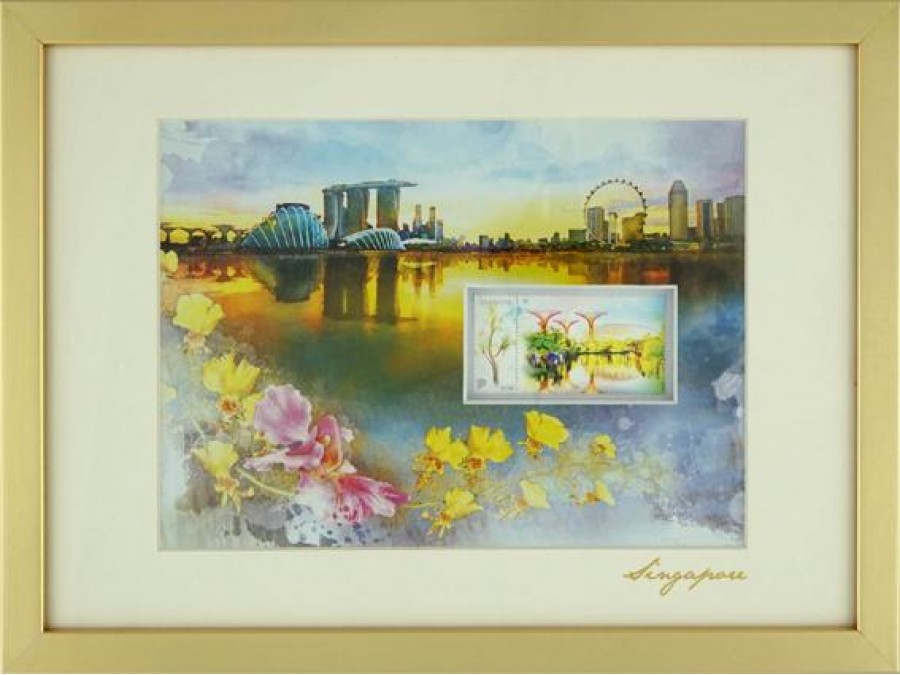 City in A Garden Collection - Marina Bay Skyline Artprint