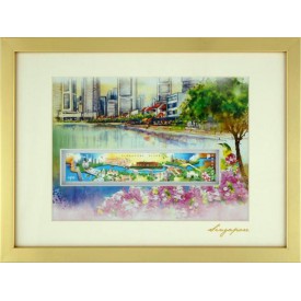 City in A Garden Collection - Singapore River Artprint