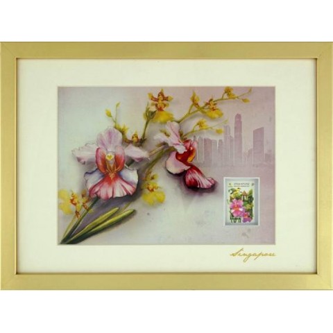 City in A Garden Collection - Vanda Ms Joaquim Art Print