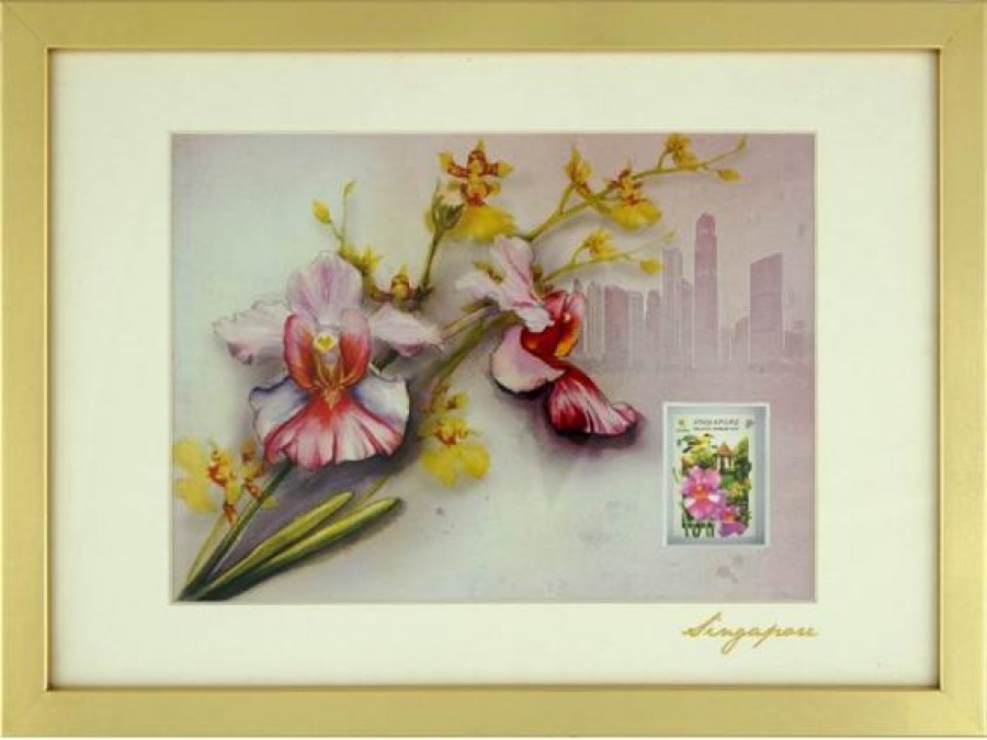 City in A Garden Collection - Vanda Ms Joaquim Art Print