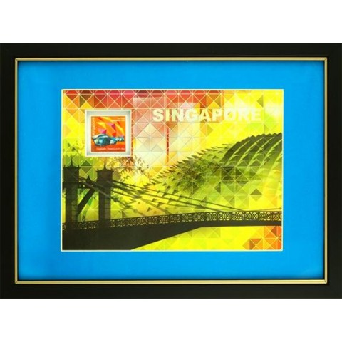 Iconic Landmark Collection - Cavenagh Bridge & Esplanade Artprint