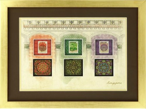 Singapore Traditional Sites -  Cultural  Motifs (Frame)
