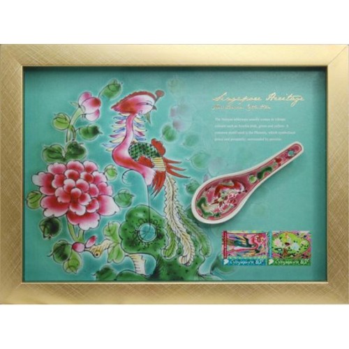 The Peranakan Collection: Prosperity Porcelain Dessert Spoon The Peranakan Collection: Prosperity Porcelain Dessert Spoon