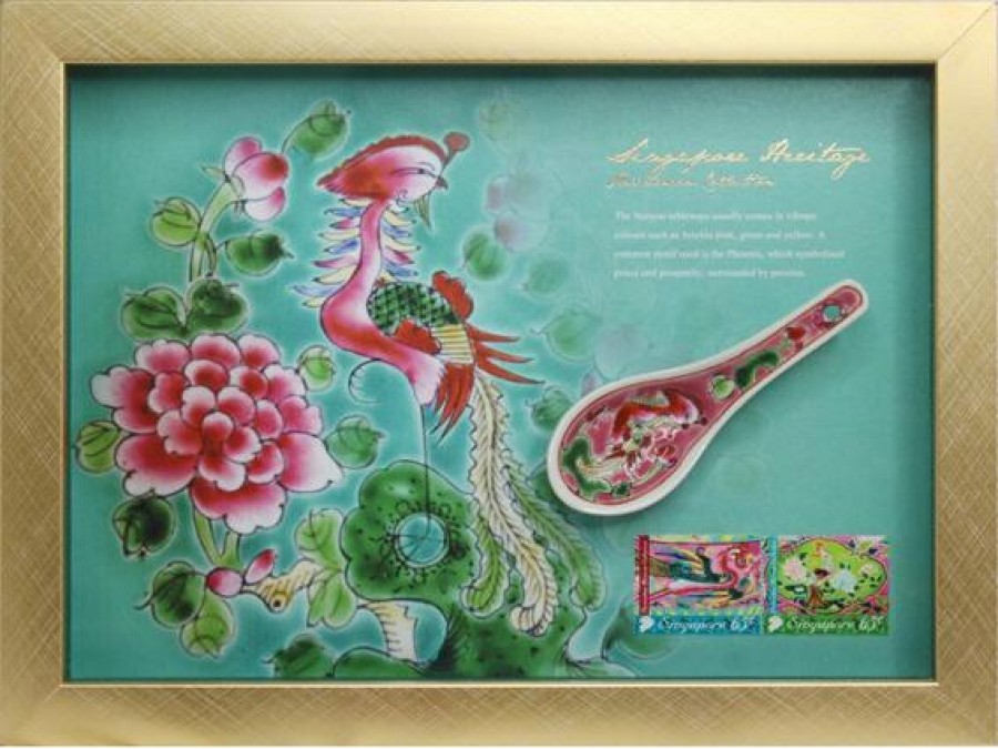 The Peranakan Collection: Prosperity Porcelain Dessert Spoon