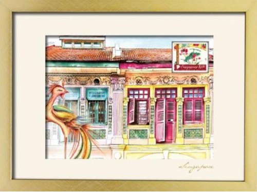 The Peranakan Collections- Shophouses Artprint 2