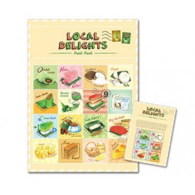 Local Delights Collection - Kuehs Tea Towel with MyStamp Sheet