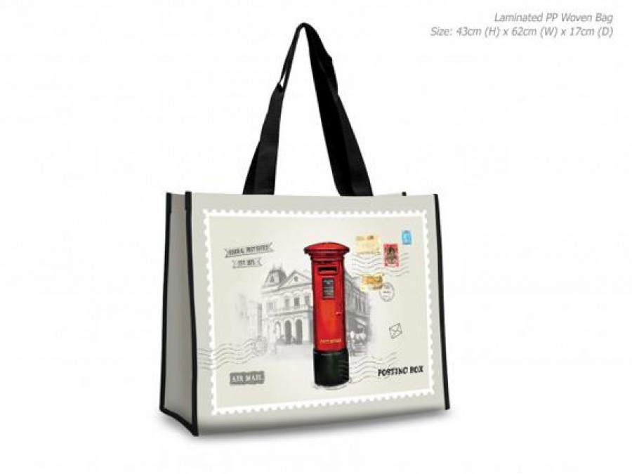 Posting Boxes of Singapore Collection - Laminated Bag