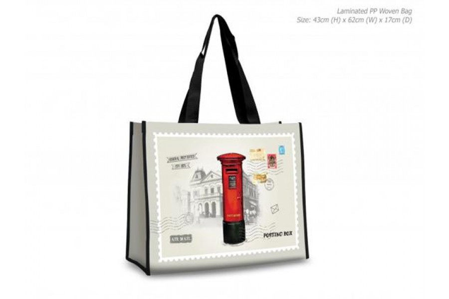 Posting Boxes of Singapore Collection - Laminated Bag