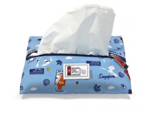 Posting Boxes of Singapore Collection - Tissue Pouch