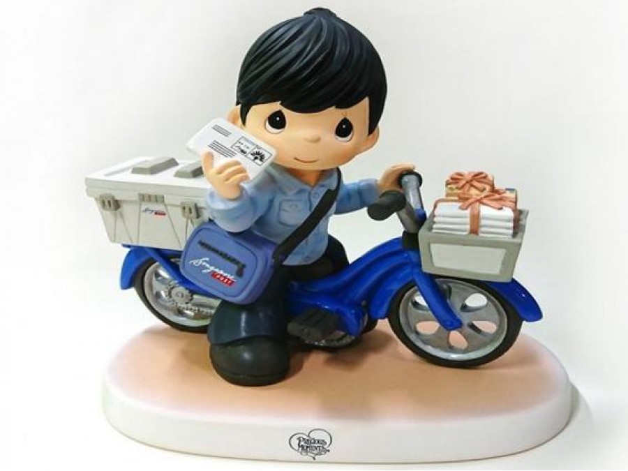 SingPost Precious Moment Postman Figurine