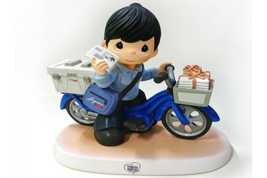 SingPost Precious Moment Postman Figurine