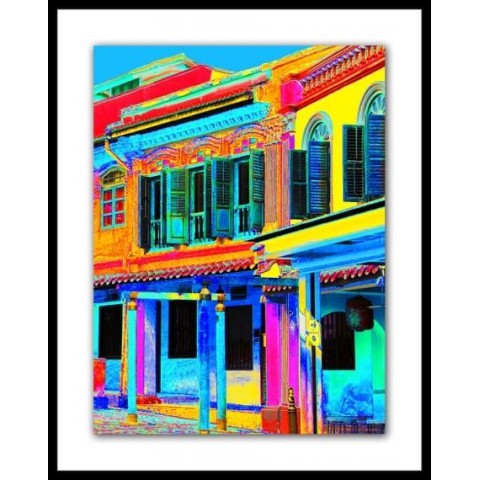 Emerald Hill Shophouses - Blue