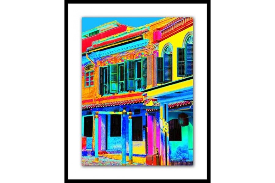 Emerald Hill Shophouses - Blue