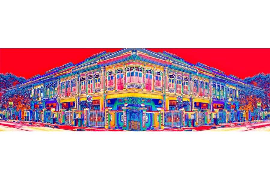 Joo Chiat Panorama - Red