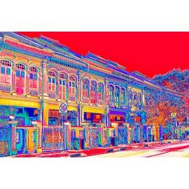 Joo Chiat Shophouses - Red