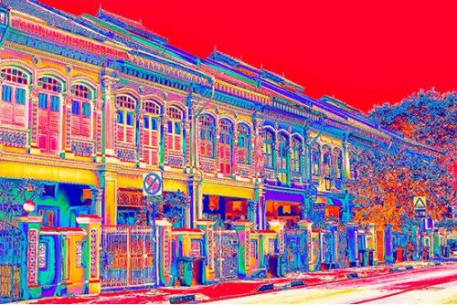 Joo Chiat Shophouses - Red