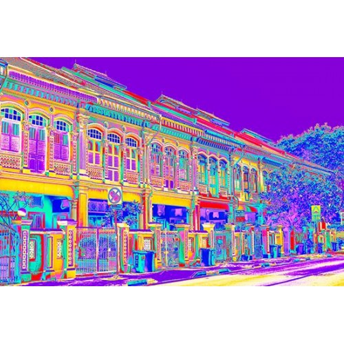 Joo Chiat Shophouses - Purple