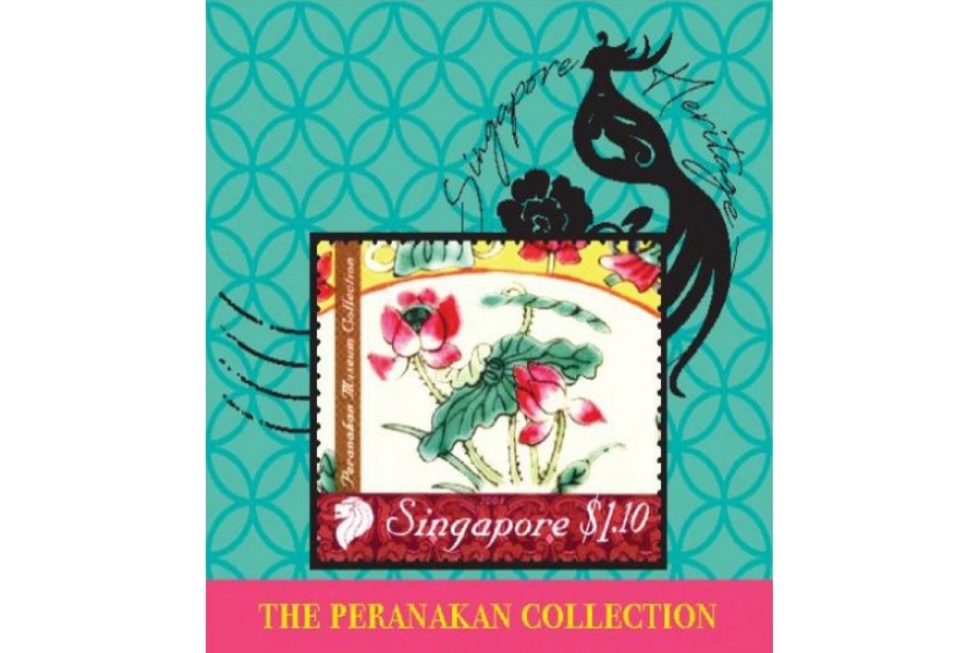 The Peranakan Magnet Collection - Porcelain with Lotus