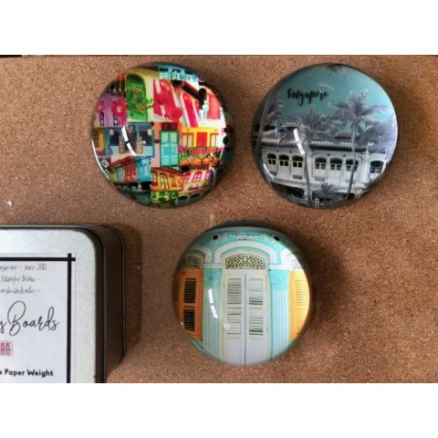 Shophouse Pastel Paperweight
