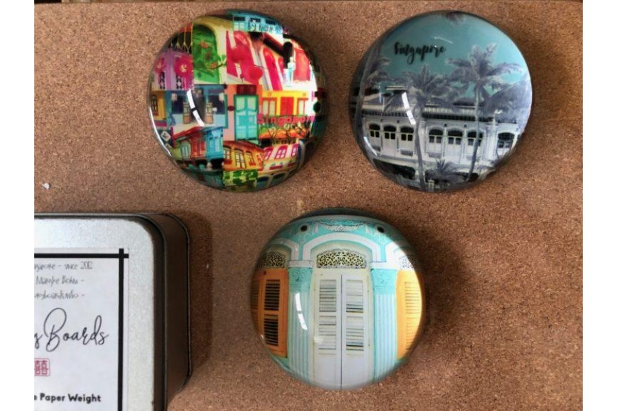 Shophouse Pastel Paperweight