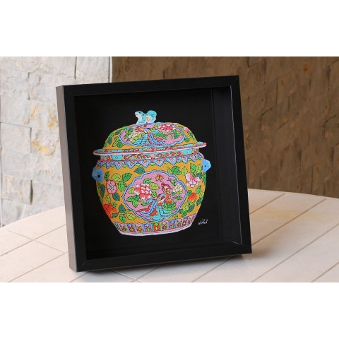 Pink Peranakan Kamcheng