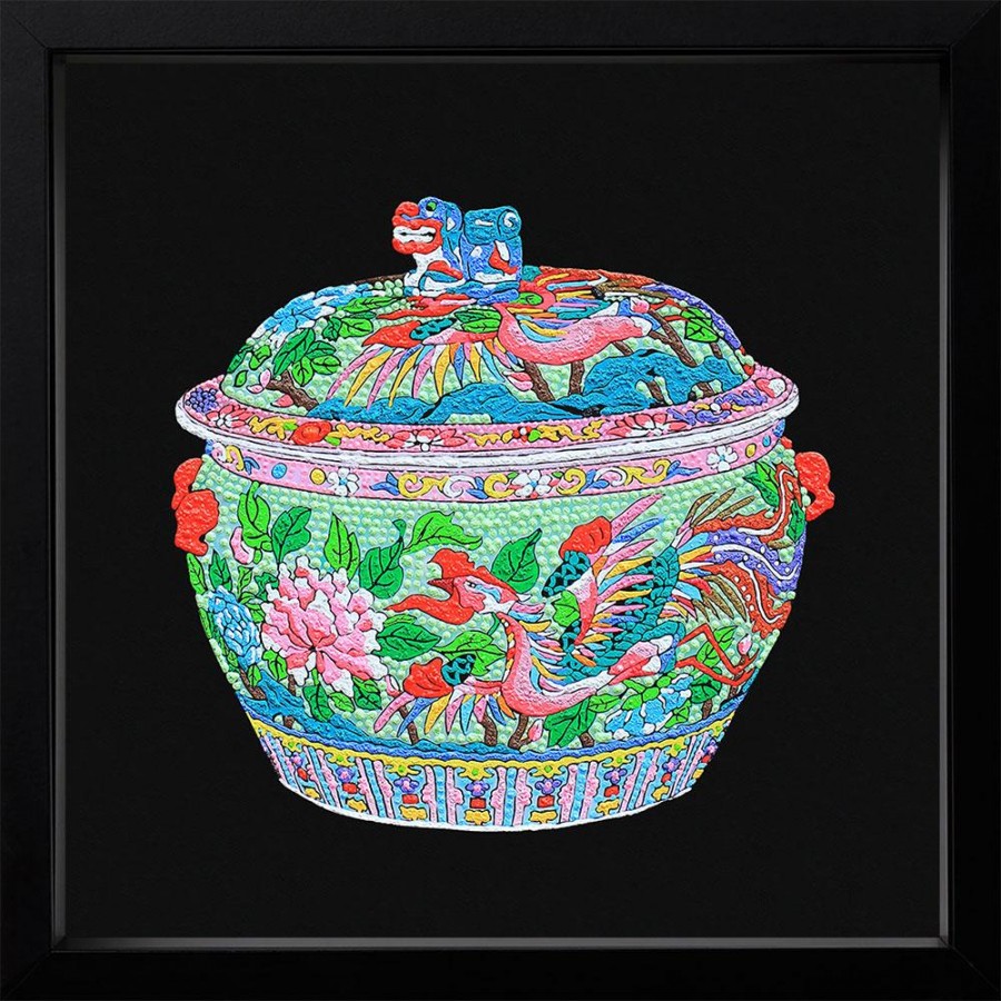Lime & Pink Peranakan Kamcheng
