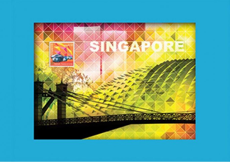 Iconic Landmark Collection - Cavenagh Bridge & Esplanade Print