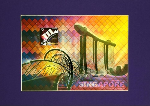 Iconic Landmark Collection - MBS & Helix Bridge Print