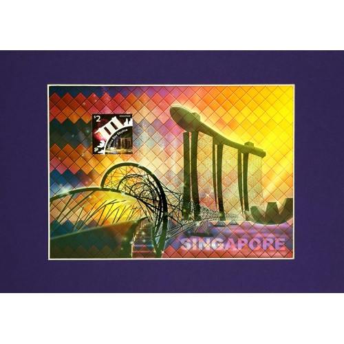 Iconic Landmark Collection - MBS & Helix Bridge Print