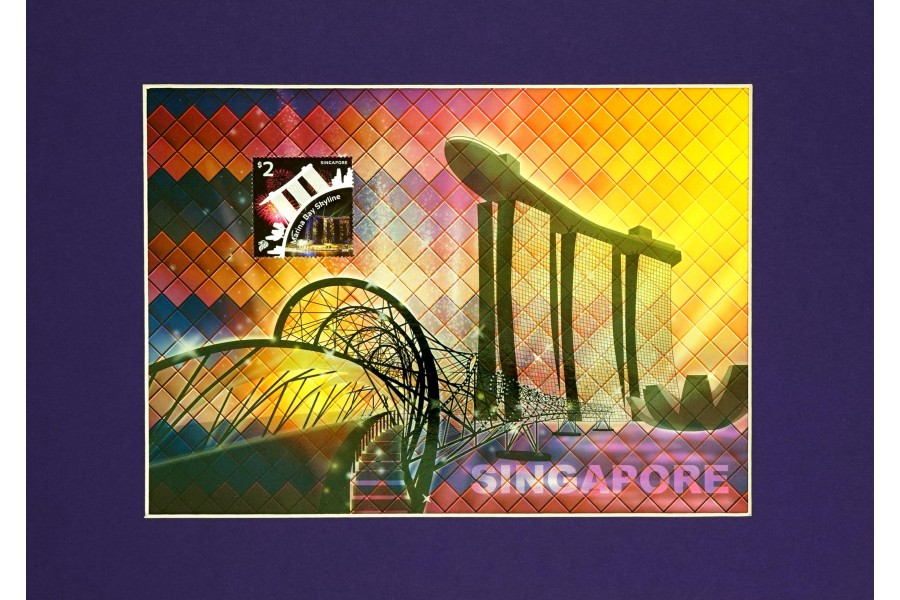 Iconic Landmark Collection - MBS & Helix Bridge Print