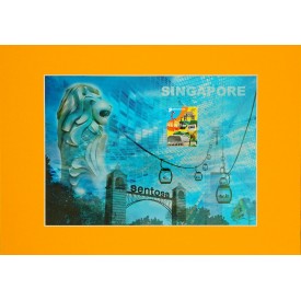Iconic Landmark Collection - Sentosa And Singapore Cable Car Print