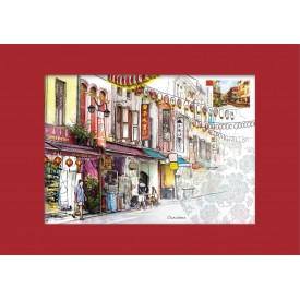 Singapore Traditional Sites - Chinatown Print