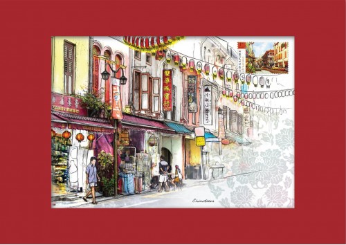 Singapore Traditional Sites - Chinatown Print