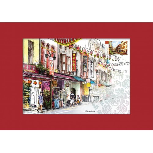 Singapore Traditional Sites - Chinatown Print