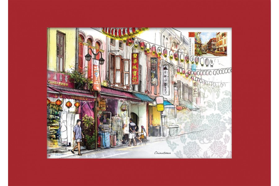 Singapore Traditional Sites - Chinatown Print