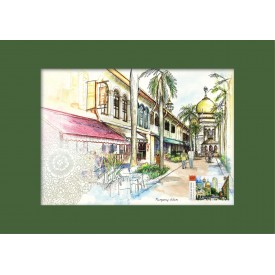 Singapore Traditional Sites - Kampong Glam Print