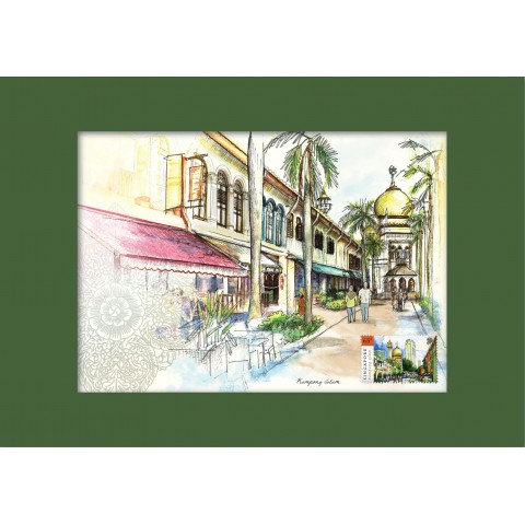 Singapore Traditional Sites - Kampong Glam Print