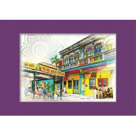 Singapore Traditional Sites - Little India Print