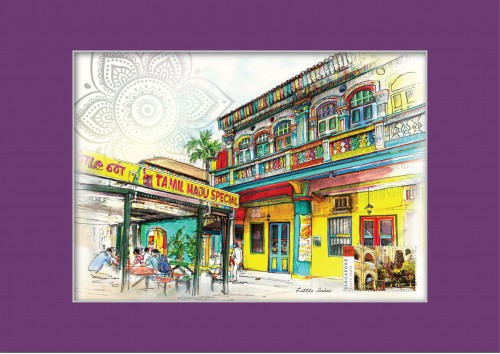 Singapore Traditional Sites - Little India Print