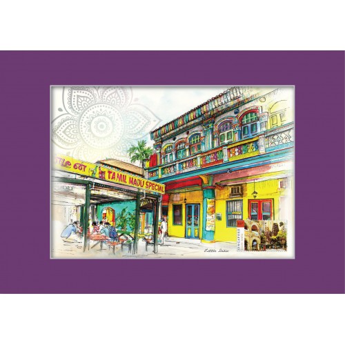 Singapore Traditional Sites - Little India Print