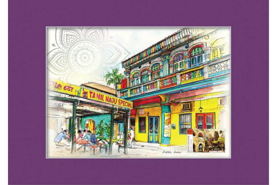 Singapore Traditional Sites - Little India Print