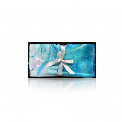 Oriental Art Scarf 黛青