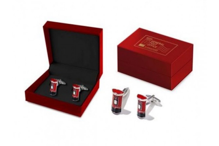 Posting Boxes of Singapore Collection - Cufflink